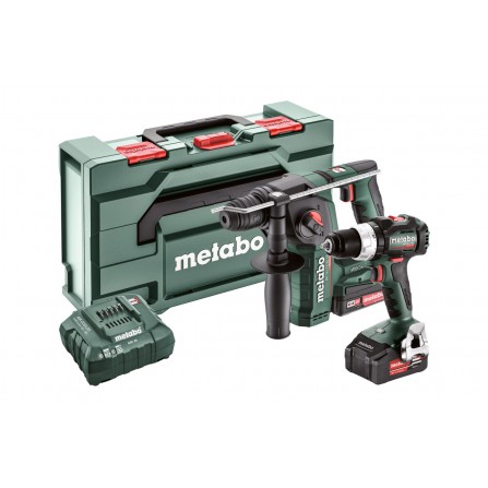 Akkutyökalut Metabo Combo 2.5.2 setti (685182000), 18 V, 1 x 4 Ah, 1 x 2 Ah, laturi + kotelo