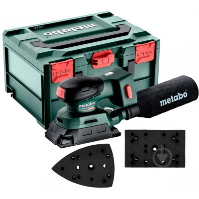 Langaton epäkeskokiillotuskone Metabo SRA 12 BL 12 V 100 x 150 mm (Ilman akkua, ilman laturia Metabox 215:n kanssa)