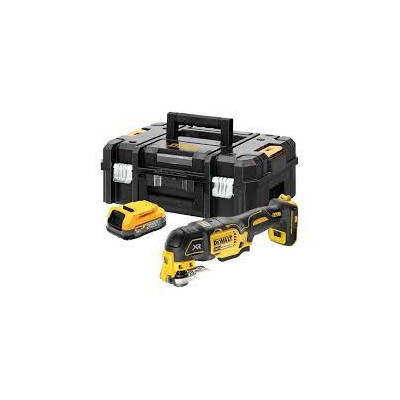 Dewalt johdoton monitoimityökalusarja DCS356E1T, 18 V (1,7 ah akku + tarvikkeet + matkalaukku)