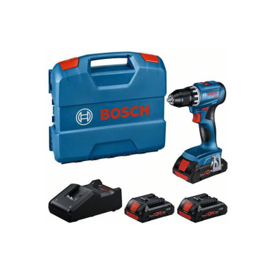 Bosch akkuruuvimeisselisarja GSR 18V-45 + 3 x 4,0 Ah ProCORE, 0615A5002N