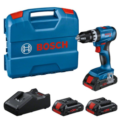 Bosch johdoton iskuohjainsarja GSB 18V-45 + 3 x 4,0 Ah ProCORE
