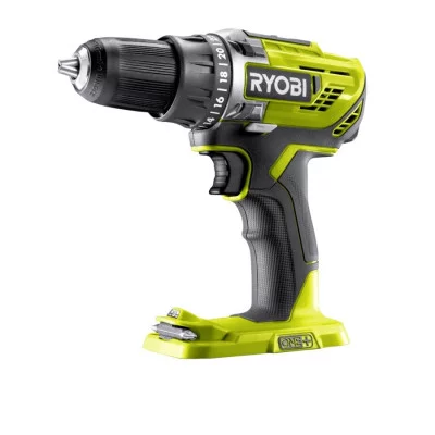 Ryobi akkuruuvimeisseli R18DD3-0, 18V ONE+, 50 Nm (ilman akkua ja laturia)