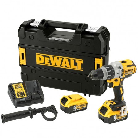 Dewalt johdoton iskuohjainsarja DCD996P2, 18V, 2 x 5Ah, laturi + kotelo