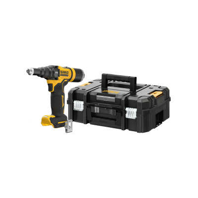 Akkukäyttöinen niittipihti DeWALT DCF403NT (18 V, kotelossa)