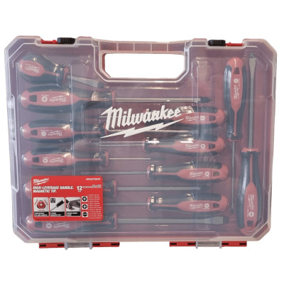 Kolminokkaruuvimeisselisarja Milwaukee 4932472003, 12 kpl.