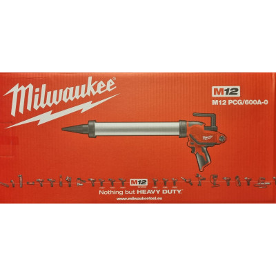 Langaton tiivistyspistooli Milwaukee M12 PCG/600A-0, 12 V, 600 ml