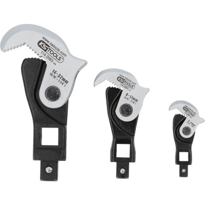 KS Tools 1/4" + 3/8" + 1/2" monitoimiavainsarja, 3-osainen (114.0060)