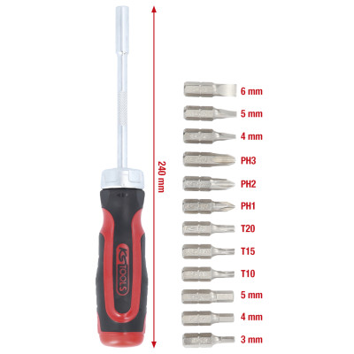 KS Tools 12-in-1 räikkäkärkiruuvimeisseli (159.2035)