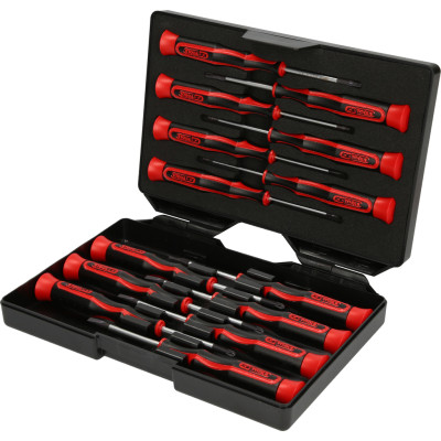 KS Tools -tarkkuusruuvimeisselisarja PH, urapää, Torx, 14-osainen (500.7170)
