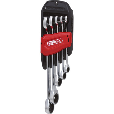 KS Tools GEARplus räikkälenkkiavainsarja, 5-osainen, 8-19 mm (503.4255)