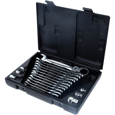 KS Tools GEARplus -nivelräikkäavainsarja, 18-osainen, lukittava (503.4868)