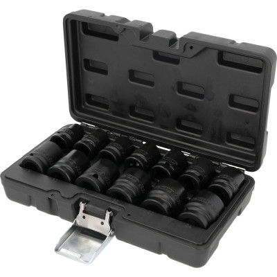 KS Tools 1/2" 12-kulmainen iskuhylsysarja, lyhyt, 13-osainen (515.0900)