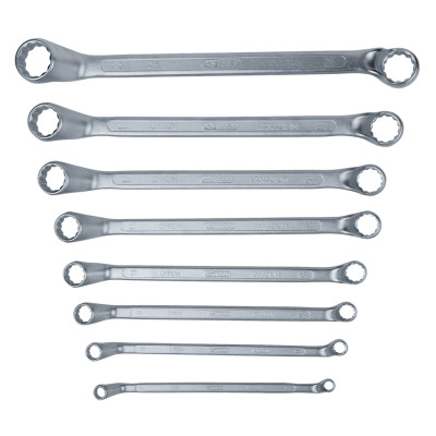 KS Tools kaksoislenkkiavainsarja, taivutettu, 8-osainen 6-22 mm (517.0248)