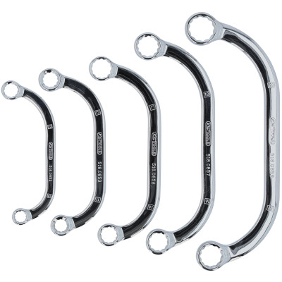 KS Tools CHROMEplus -käynnistys- ja lohkoavainsarja, 5-osainen (518.0850)