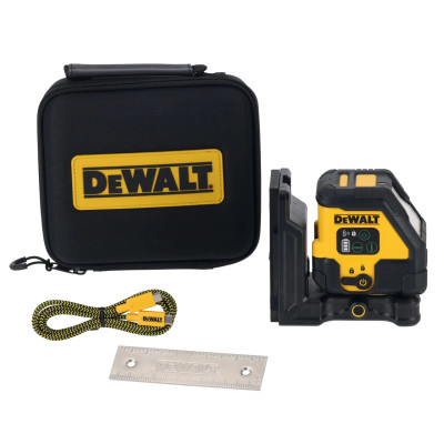 DeWalt ristiviivalaser DCLE14201GB-XJ vihreä, USB-C, 45 m