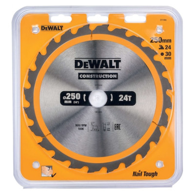 DeWalt pyörösahanterä DT1956-QZ 250 x 30 mm 24 hammasta