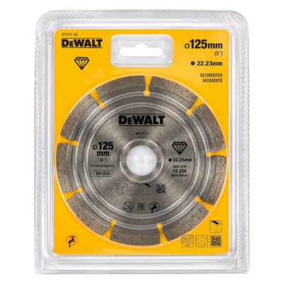 DeWalt segmentoitu timanttikatkaisulaikka DT3711-QZ 125 x 22,2 mm