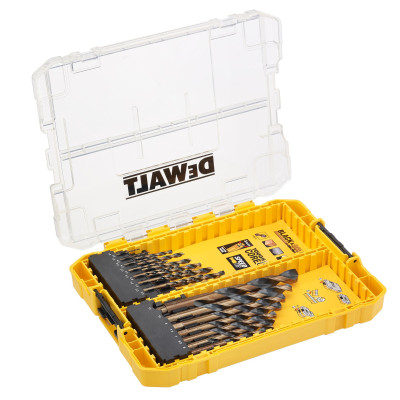 DeWalt metalliporanteräsarja DT70755-QZ HSS-G 1–12 mm 21 osaa