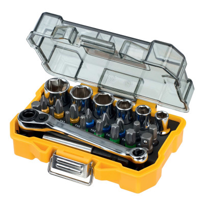 DeWalt kärki- ja räikkäsarja DT71516-QZ 24 osaa