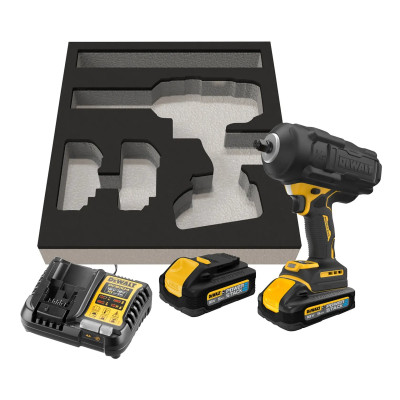 DeWalt akkukäyttöinen iskevä mutterinväännin DCF961H2G 1/2" 18 V POWERSTACK