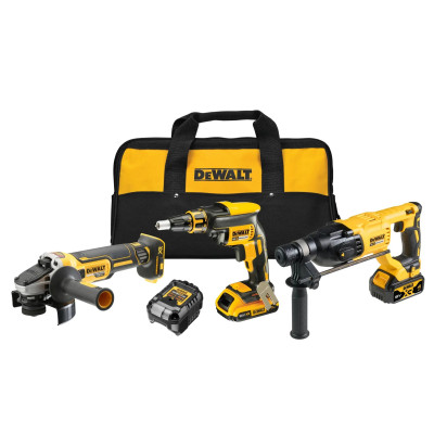 DeWalt akkutyökalusarja DCK308DM 18 V DCF620 DCH133 DCG405