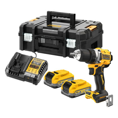 DeWalt akkuporakone-ruuvinväännin DCD800S2T 18 V 2x 3,5 Ah Powerstack