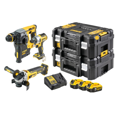 DeWalt akkutyökalusarja DCK305P3T 18 V DCH273 DCF887 DCG405