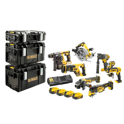 DeWalt akkutyökalusarja DCK853P4 18 V 8 įrankiai