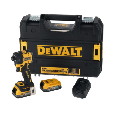 DeWalt hydraulinen akkukäyttöinen iskuväännin DCF870E2T 1/4" 18 V 2x 1,7 Ah