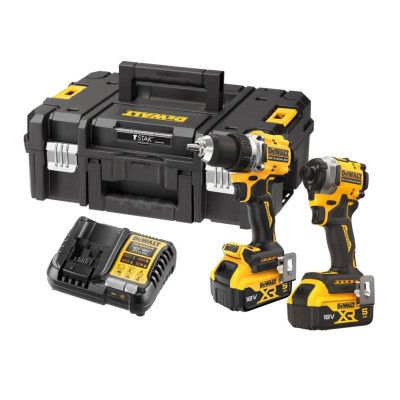 DeWalt akkutyökalusarja DCK2051P2T-QW 18 V, DCD800 + DCF850, 2 x 5.0 Ah