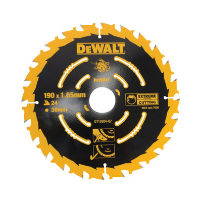 DeWalt pyörösahanterä DT10300-QZ 190 x 30 mm, 24 dantys