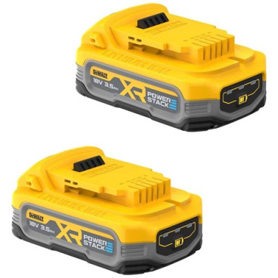 DeWalt Powerstack-akkusarja DCBP318S2 18 V, 3,5 Ah, 2 vnt.