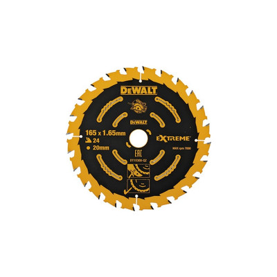 DeWalt pyörösahanteräsarja DT10624 / DT10640 165 × 20 mm, 2 × 24 hammasta ja 1 × 40 hammasta