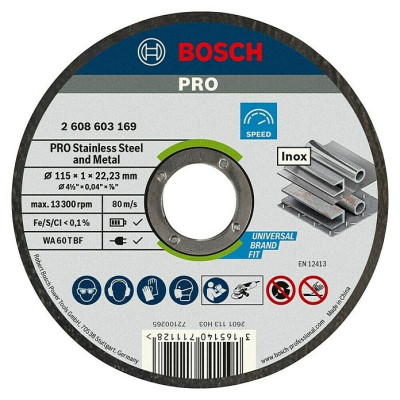 Bosch PRO Metal hiomalaikka 115×6×22,23 mm