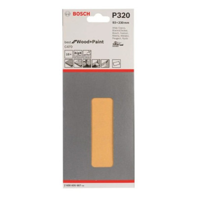 Bosch C420 SfWP hiomapaperit 230×280 mm G240