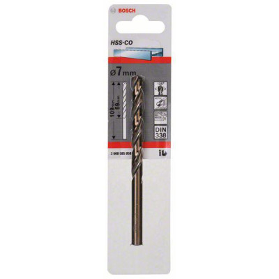 Bosch HSS-Co DIN 338 poranterä 7,0 × 69 × 109 mm