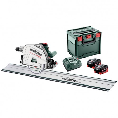 Akkupyörösaha Metabo KT 18 LTX 66 BL (691172810) setti, 18 V, 2 x 8 Ah, laturi, viivain, kotelo