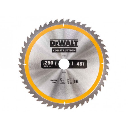 Dewalt pyörösaha DT1957QZ, 250x30 mm, 48T