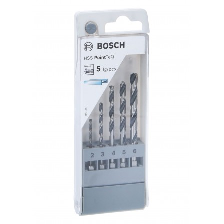 Spiraaliporasarja Bosch HSS PointTeQ, 5x5 kpl.